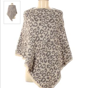 Nardi & Tagliaferri | one size leopard print poncho one size fits all